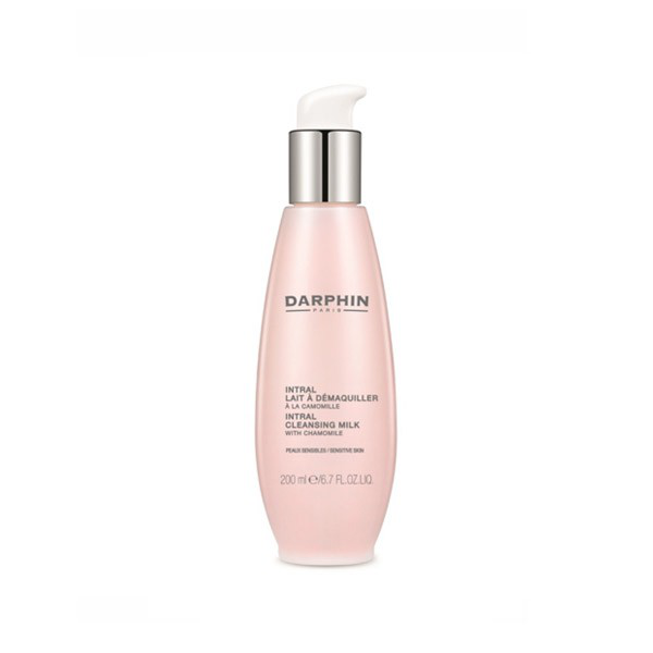 Darphin Intral Leche Limpiadora con Manzanilla 200 ml Botella con Bomba