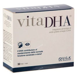 UGA NUTRACEUTICALS Vitadha 6Gr. 30Viales Ácidos Grasos DHA Mantenimiento Vista Cerebro