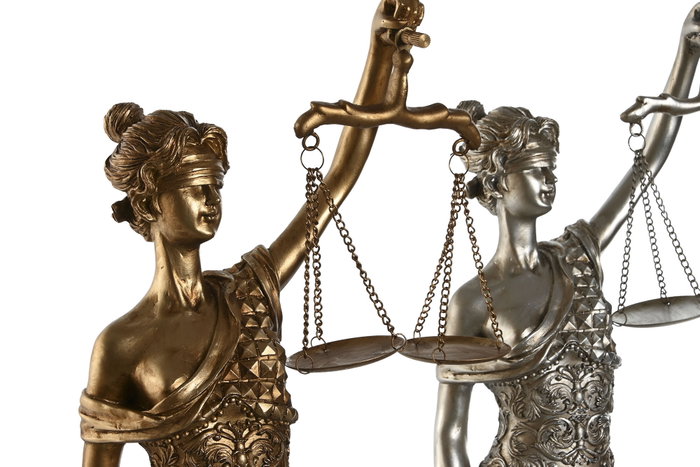 DKD Home Decor Figura de la Justicia en Resina, Surtido de 2 Unidades DKD Home Decor Figura de la Justicia en Resina, Surtido de 2 Unidades