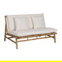 Sofá 2 Plazas Natural Bambú 135 X 86 X 81 cm