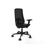 PIQUERAS Y CRESPO Silla de oficina Mardos Negro con Mecanismo Sincro/Traslack y Brazos 2D