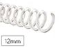 Q-connect Espiral Plástico Transparente para Encuadernación 32/5:1 12mm 1.8mm Caja 100 Unidades