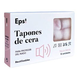 Eps! Tapones de Cera 12 Unidades