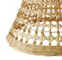 DKD Home Decor Set de 2 Lámparas de Techo de Bambú Marrón Natural