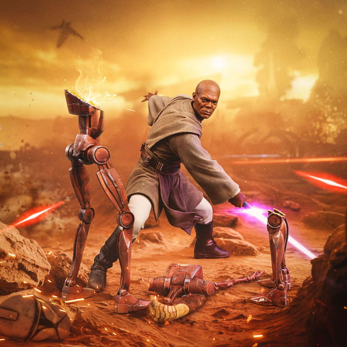 Iron Studios Estatua Star Wars 1/10 Art Scale Mace Windu