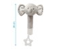 KioKids Sonajero Cricri Elefante Gris con Mordedor 25 cm