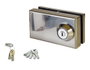 WOLFPACK LINEA PROFESIONAL Cerradura CBM 2001 para Puerta de Cristal con Llave Tubular