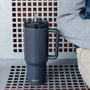 QUOKKA Taza Termo 1200 ml Acero Inoxidable Stream Black XL - Térmica, Aislante