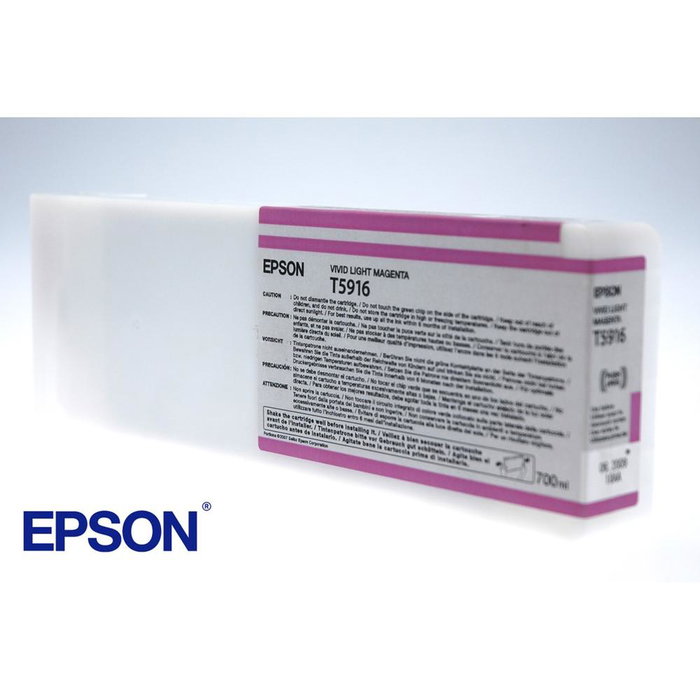 Epson Cartucho Magenta Claro Vivo T591600 para Stylus Pro 11880, 700 ml Epson Cartucho Magenta Claro Vivo T591600 para Stylus Pro 11880, 700 ml