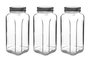 Hermia Juego de Tarros de Vidrio 3 Piezas 980 ml SHY9803LU
