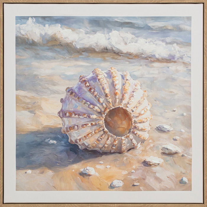 DKD Home Decor Cuadro Lienzo PS Caracolas Playa Surtido de 4 Piezas DKD Home Decor Cuadro Lienzo PS Caracolas Playa Surtido de 4 Piezas