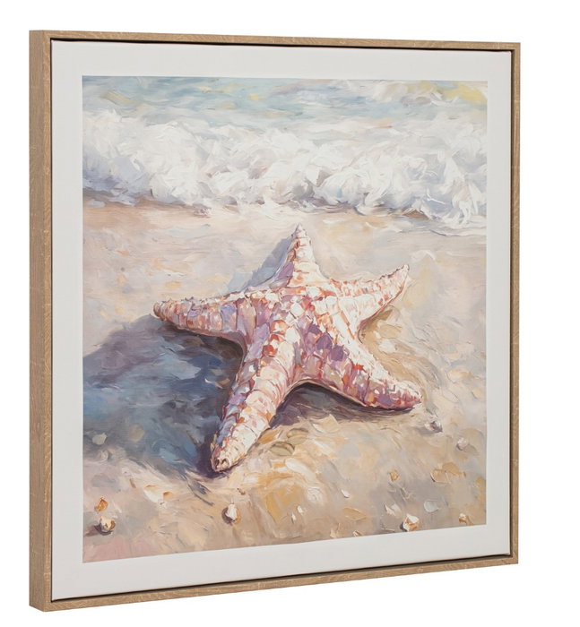 DKD Home Decor Cuadro Lienzo PS Caracolas Playa Surtido de 4 Piezas DKD Home Decor Cuadro Lienzo PS Caracolas Playa Surtido de 4 Piezas