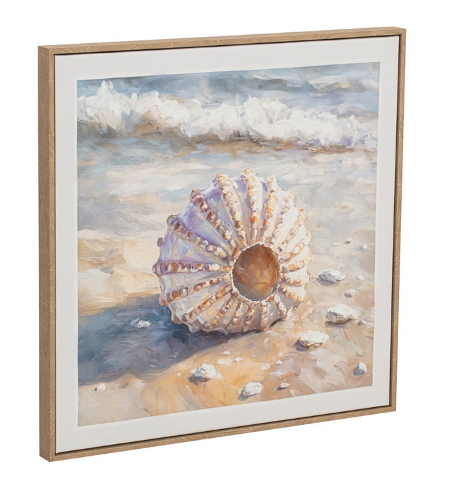 DKD Home Decor Cuadro Lienzo PS Caracolas Playa Surtido de 4 Piezas DKD Home Decor Cuadro Lienzo PS Caracolas Playa Surtido de 4 Piezas