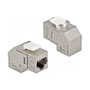 DeLOCK Módulo Keystone RJ45 hembra a RJ45 hembra Cat.6A 90° angular