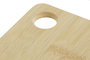 DKD Home Decor Tabla de Cortar Básicos de Bambú Natural para Cocina y Alimentos - Largo 21 cm, Ancho 28 cm, Alto 1 cm