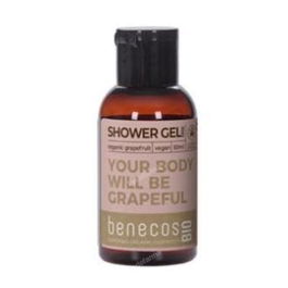 BENECOS Gel de Baño Pomelo Mini Viaje 50ml Bio Vegano Certificado
