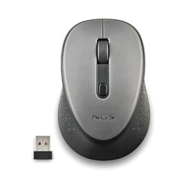 NGS DEW Ratón Inalámbrico Ambidextro Gris