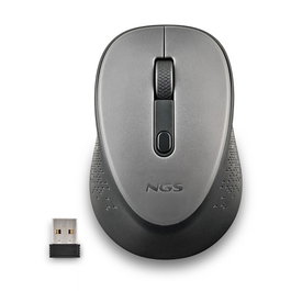 NGS DEW Ratón Inalámbrico Ambidextro Gris