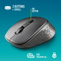 NGS DEW Ratón Inalámbrico Ambidextro Gris