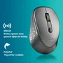 NGS DEW Ratón Inalámbrico Ambidextro Gris