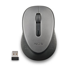 NGS DEW Ratón Inalámbrico Ambidextro Gris