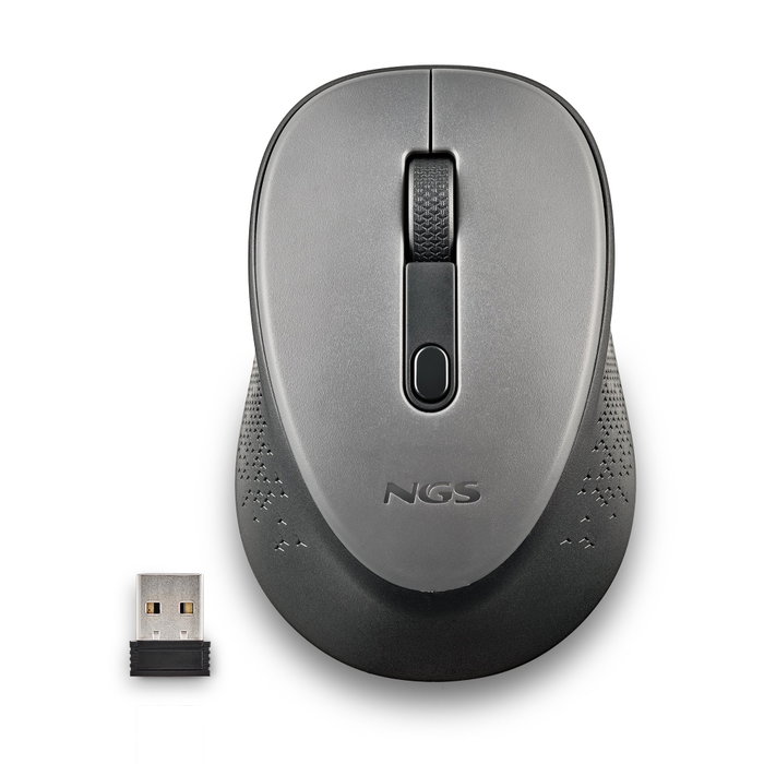 NGS DEW Ratón Inalámbrico Ambidextro Gris NGS DEW Ratón Inalámbrico Ambidextro Gris