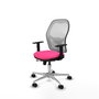 PIQUERAS Y CRESPO Silla de Oficina Jorquera Rosa y Blanca