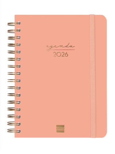 Finocam Agenda 2026 E10 762040526 Coral Alma 155x212mm Día Página