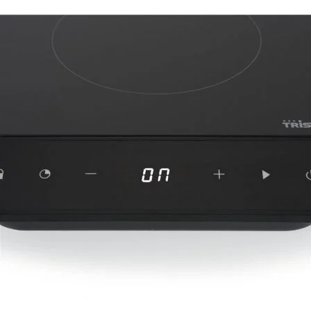 Tristar IK-6161 Placa de Inducción Portátil de 2000W, 1 Fogón de 19 cm, con Temporizador, Pantalla LCD y Cristal de Seguridad