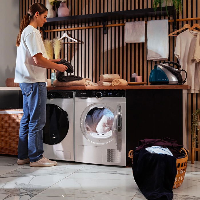 Secadora con bomba de calor Cecotec Dry 10505 Inverter 10 kg