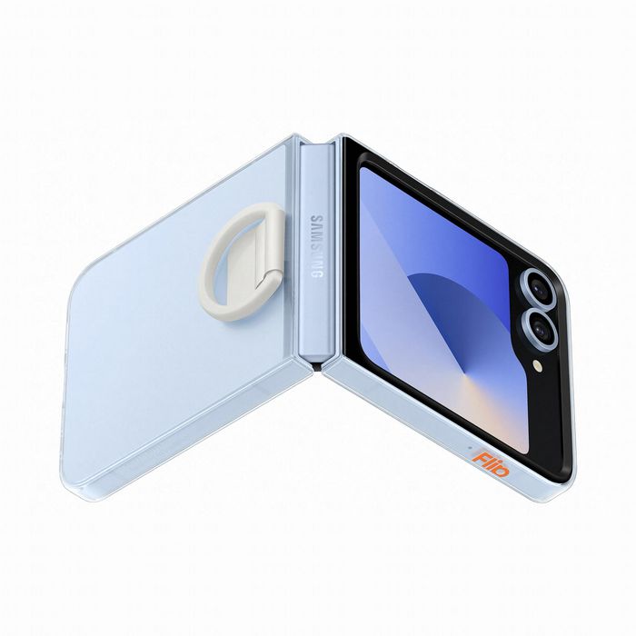 Samsung Funda Transparente con Anillo para Galaxy Z Flip7 FE | Z Flip6