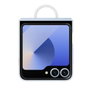 Samsung Clear Case with Ring para Galaxy Z Flip6 y Z Flip7 FE, Transparente
