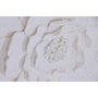 DKD Home Decor Cuadro Lienzo Papel Maché 120x120 Flor 3D Blanco