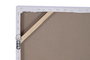 DKD Home Decor Cuadro Lienzo Papel Maché 120x120 Flor 3D Blanco