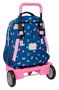 Blackfit8 Mochila Grande con Ruedas Compact Evolutiva Extensible Mariposas 33x45x22cm Edad Mínima 3 Años