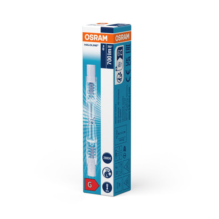 Osram Haloline Pro Bombilla Halógena Lineal 48W R7s 78mm