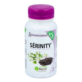 MGD Serinity 80 Cápsulas - Suplemento con Griffonia, Espino Blanco, Magnesio y Vitamina B6 para el Sistema Nervioso | 80Cap. Mgd