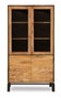 DKD Home Decor Vitrina Alpino Teca santkalp 100 x 185 x 40 cm Marron Negro