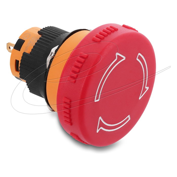 DeLOCK 22119 Interruptor pulsador de cabeza de hongo para montaje 16 mm DeLOCK 22119 Interruptor pulsador de cabeza de hongo para montaje 16 mm