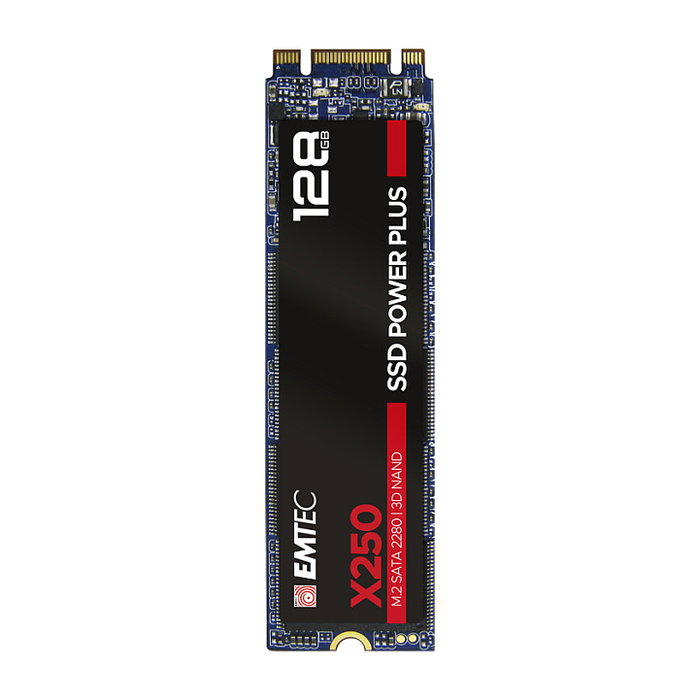 Emtec X250 128GB M.2 SATA III SSD Interno 520MB/s Lectura