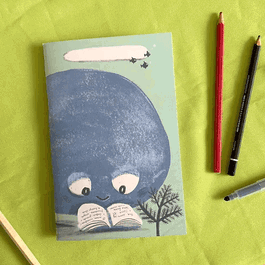 MARIQOSA Caderno linhas baleia