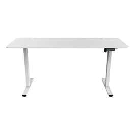 Mars Gaming MGD Ergo PRO W Mesa Elevable Eléctrica con Panel Táctil, Altura Ajustable 73-118 cm, Superficie 160x60 cm, Blanco