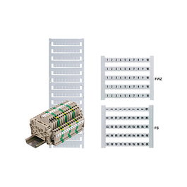 Weidmüller DEK 6 FW 1-50 Klemmen-markierer Tarjeta de marcadores 5x6mm blanco