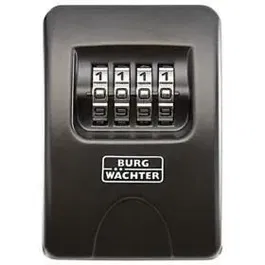 Burg-Wächter Key Safe KeySafe 10 - Caja Fuerte para Llaves con Acceso Centralizado y Seguro para Objetos de Valor