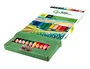 Liderpapel Lápices de colores jumbo con sacapuntas, colores surtidos
