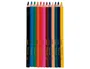 Liderpapel Lápices de colores jumbo con sacapuntas, colores surtidos