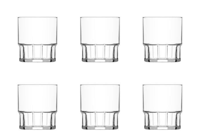 LAV Set de 6 Vasos Apilables Calista 400cc