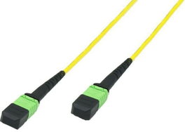 MicroConnect Cable de Fibra Óptica MTP Hembra a MTP Hembra, Monomodo OS2, 12 Fibras, 3m