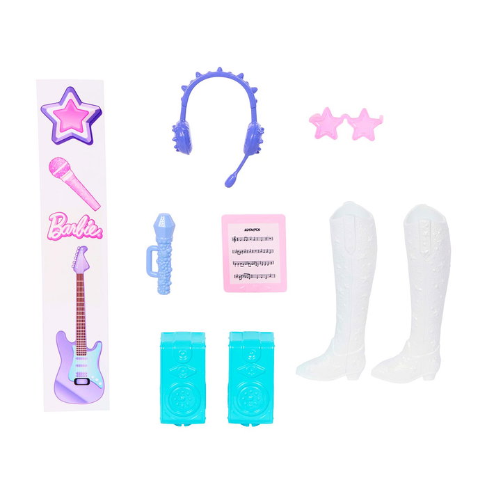 Barbie Estrella del Pop con Accesorios Musicales