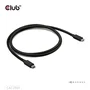 CLUB-3D Cable Thunderbolt 5 Certificado 8K240Hz 120Gbps 1m